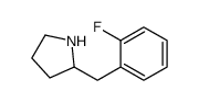 2-(2-Fluorobenzyl)pyrrolidine结构式