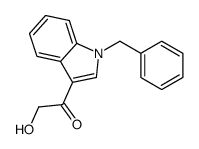 1-Benzyl-3-hydroxyacetylindole结构式