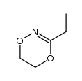 3-ethyl-5,6-dihydro-1,4,2-dioxazine结构式