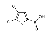 4,5-Dichloro-1H-pyrrole-2-carboxylic acid structure