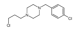 1-[(4-chlorophenyl)methyl]-4-(3-chloropropyl)piperazine Structure