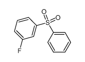 m-fluorophenyl phenyl sulfone Structure