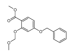methyl 4-benzyloxy-2-methoxymethyloxybenzoate Structure