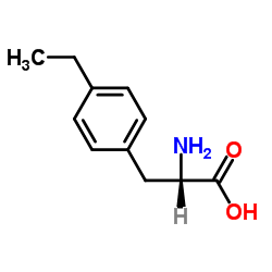 4-Ethylphenylalanine structure
