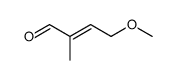 (E)-4-methoxy-2-methyl-but-2-enal Structure