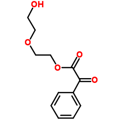 2-(2-hydroxyethoxy)ethyl 2-oxo-2-phenylacetate Structure