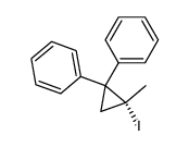 (R)-(2-iodo-2-methylcyclopropane-1,1-diyl)dibenzene结构式