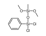 dichloro-[dimethoxy(methyl)silyl]oxy-phenylsilane Structure