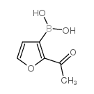 (2-acetylfuran-3-yl)boronic acid Structure