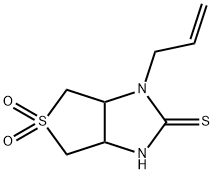 1-allyl-2-mercapto-3a,4,6,6a-tetrahydro-1H-thieno[3,4-d]imidazole 5,5-dioxide Structure