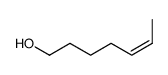 (2Z)-2-Heptene-7-ol structure