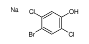 4-bromo-2,5-dichlorophenol,sodium结构式