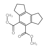 dimethyl 1,2,3,6,7,8-hexahydro-as-indacene-4,5-dicarboxylate结构式