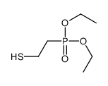 2-diethoxyphosphorylethanethiol Structure