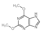 2,6-dimethoxy-5H-purine structure