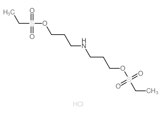 1-Propanol, 3,3-iminodi-, diethanesulfonate (ester), hydrochloride结构式