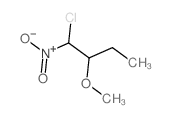 1-chloro-2-methoxy-1-nitro-butane Structure