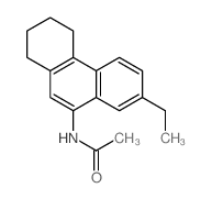 N-(7-ethyl-1,2,3,4-tetrahydrophenanthren-9-yl)acetamide structure