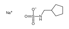 sodium,N-(cyclopentylmethyl)sulfamate结构式