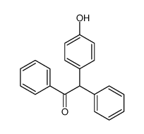 2-(4-Hydroxyphenyl)-1,2-diphenyl-ethanone structure