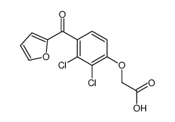 2,3-Dichloro-4-(2-furoyl)phenoxyacetic acid Structure