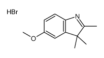 5-methoxy-2,3,3-trimethylindole,hydrobromide Structure