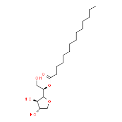 Sorbitan, tetradecanoate结构式