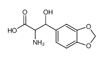 2-Amino-3-(1,3-benzodioxol-5-yl)-3-hydroxypropionic acid picture