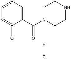 (2-Chlorophenyl)-1-piperazinyl-methanone hydrochloride Structure