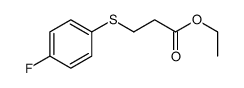 ETHYL 3-[(4-FLUOROPHENYL)THIO]PROPANOATE picture