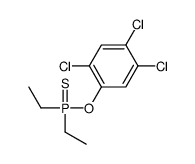 Diethylthiophosphinic acid O-(2,4,5-trichlorophenyl) ester picture