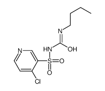 1-butyl-3-(4-chloropyridin-3-yl)sulfonylurea结构式