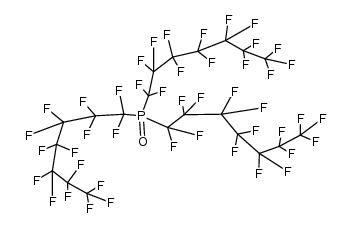tris(perfluoroheptyl)phosphine oxide Structure