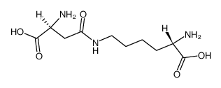 (2S)-6-amino-2-[[(3S)-3-amino-4-hydroxy-4-oxobutanoyl]amino]hexanoic acid Structure