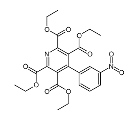 tetraethyl 4-(3-nitrophenyl)pyridine-2,3,5,6-tetracarboxylate Structure