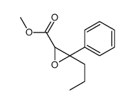 methyl 3-phenyl-3-propyloxirane-2-carboxylate Structure