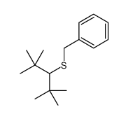 2,2,4,4-tetramethylpentan-3-ylsulfanylmethylbenzene Structure