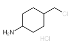 Cyclohexanamine,4-(chloromethyl)-, hydrochloride, trans- (9CI)结构式