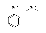 dimethyl-λ3-germane,λ1-selanylbenzene Structure