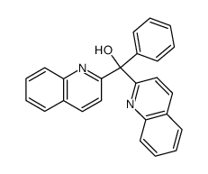 phenyl-di(2-quinolyl)carbinol结构式