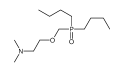 2-(dibutylphosphorylmethoxy)-N,N-dimethylethanamine Structure