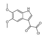 cloruro dell'acido 5,6-dimetossindol-3-gliossilico结构式