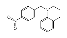 1-[(4-nitrophenyl)methyl]-3,4-dihydro-2H-quinoline Structure