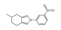 5-methyl-2-(3-nitrophenyl)-4,5,6,7-tetrahydroisoindole Structure