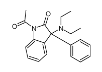 1-acetyl-3-(diethylamino)-3-phenylindol-2-one Structure