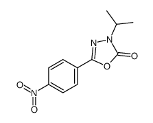 5-(4-nitrophenyl)-3-propan-2-yl-1,3,4-oxadiazol-2-one Structure