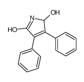 2-hydroxy-3,4-diphenyl-1,2-dihydropyrrol-5-one结构式