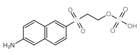 Ethanol,2-[(6-amino-2-naphthalenyl)sulfonyl]-, 1-(hydrogensulfate) structure
