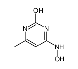 2,4(1H,3H)-Pyrimidinedione, 6-methyl-, 4-oxime (9CI) Structure