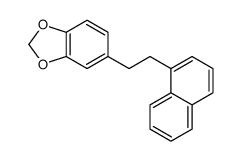 5-(2-naphthalen-1-ylethyl)-1,3-benzodioxole结构式